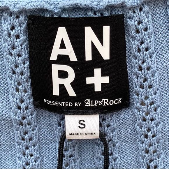 ALP N ROCK HANNE CARDIGAN SWEATER Light Blue. Size Small. New with Tag NWT - Picture 5 of 8